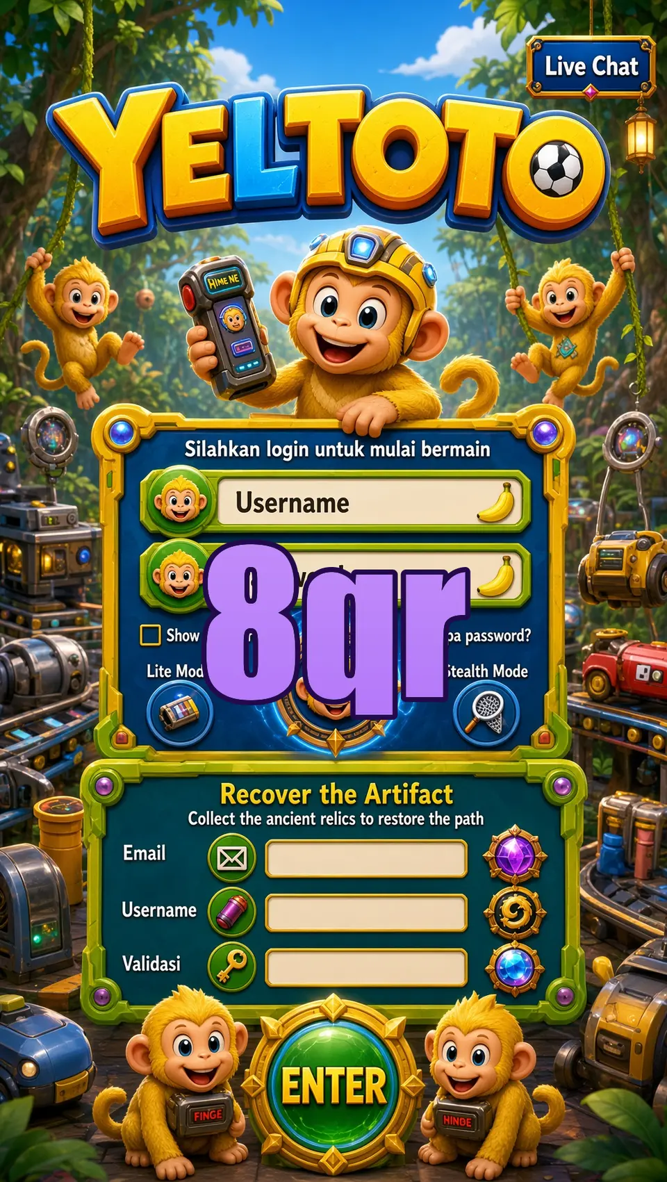 8qr Masuk